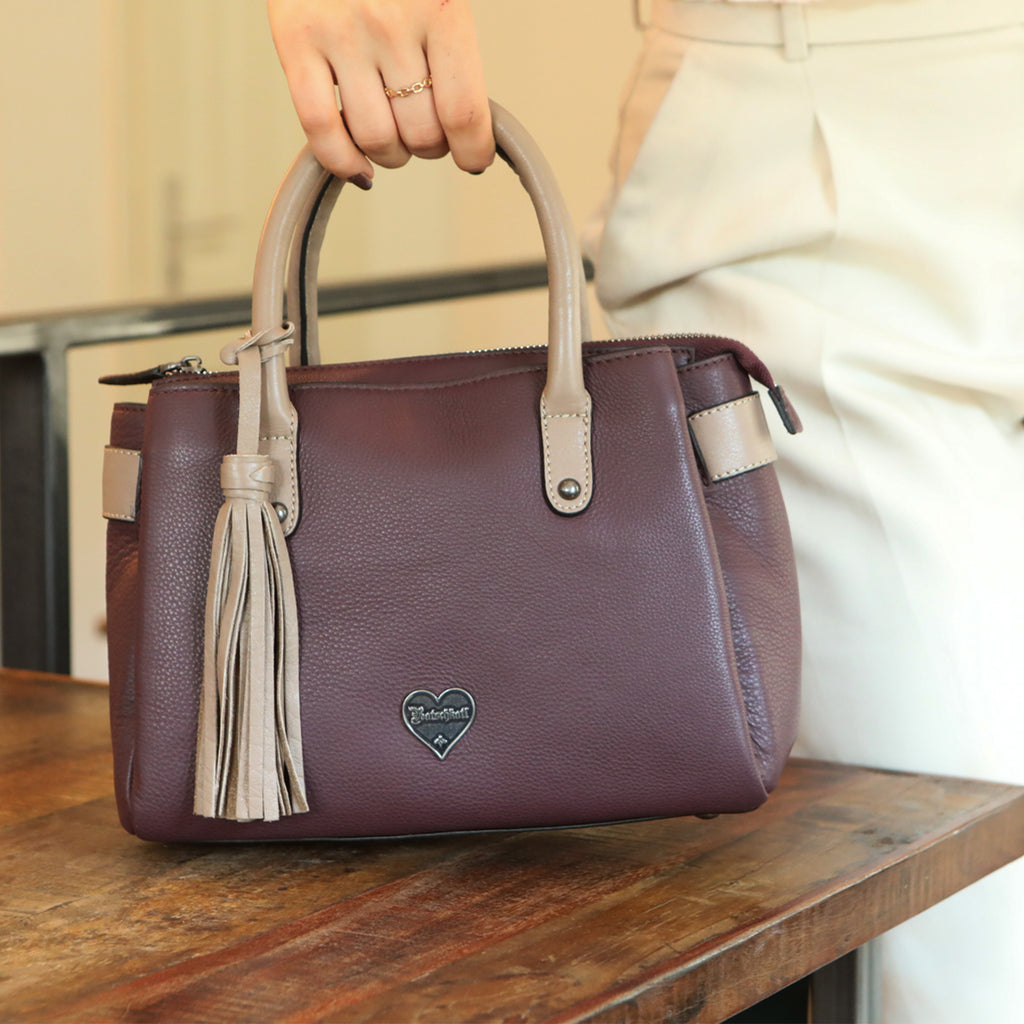 Mauve handbag